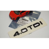 Audi 4.0 TDi B7 B8 B9 Siyah ABS 3M 3D Bagaj Yazı Logo Orjinal - 7