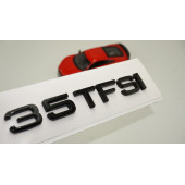 Audi 35 TFSİ Siyah ABS 3M 3D Bagaj Yazı Logo Orjinal Ürün - 1