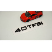 Audi 40 TFSİ Siyah ABS 3M 3D Bagaj Yazı Logo Orjinal Ürün - 2