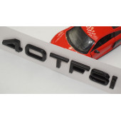 Audi 40 TFSİ Siyah ABS 3M 3D Bagaj Yazı Logo Orjinal Ürün - 4