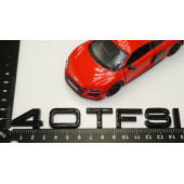 Audi 40 TFSİ Siyah ABS 3M 3D Bagaj Yazı Logo Orjinal Ürün - 5