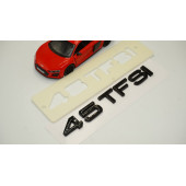 Audi 45 TFSİ Siyah ABS 3M 3D Bagaj Yazı Logo Orjinal Ürün - 6