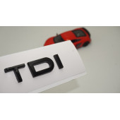 Audi TDi B7 B8 B9 Siyah ABS 3M 3D Bagaj Yazı Logo Orjinal Ürün - 1