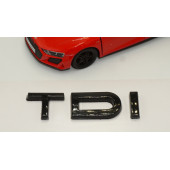 Audi TDi B7 B8 B9 Siyah ABS 3M 3D Bagaj Yazı Logo Orjinal Ürün - 3