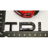 Audi TDi B7 B8 B9 Siyah ABS 3M 3D Bagaj Yazı Logo Orjinal Ürün - 5