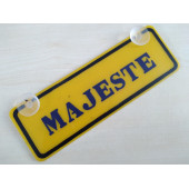 DEKOR SARI PLAKA - MAJESTE (22x7.5cm) vantuzlu Pleksi (Dekor Levha) DEKOR PLAKA thumbnail 1