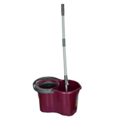 Spin Mop Döner Başlıklı Mop Kova Pasapas Sap Çok Renkli 19 Litre - 1