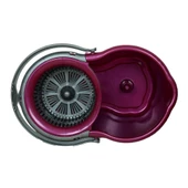Spin Mop Döner Başlıklı Mop Kova Pasapas Sap Çok Renkli 19 Litre - 2