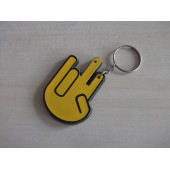 JDM EL ANAHTARLIK PLASTİK SARI (JDM EL LOGO) JDM EL MASKOT, JDM EL Asma Süs, OTO ANAHTARLIĞI - 1