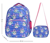 Waddell Mavi Flamingo Okul Çantası ve Beslenme Çantası Seti - Kız Çocuk thumbnail 2