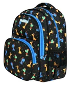 Waddell Çanta Sevimli Dinazorlar Okul Çantası ve Beslenme Çantası Seti - Erkek Çocuk - Siyah - 3