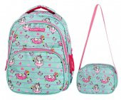 Waddell Çanta Açık Yeşil Unicorn Okul Çantası Seti - Waddell Bag Sırt Çantası+Beslenme Çantası - 1