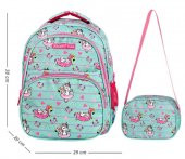 Waddell Çanta Açık Yeşil Unicorn Okul Çantası Seti - Waddell Bag Sırt Çantası+Beslenme Çantası - 2