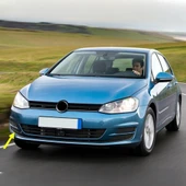 VW Golf 7 2013-2017 Ön Tampon Sağ Izgara Kapak Siyah 5G0853666 thumbnail 1