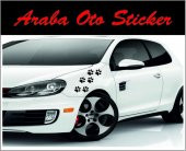 Pati İzi Sticker (20Adet - 5cm) - 1