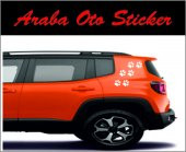 Pati İzi Sticker (20Adet - 5cm) - 2