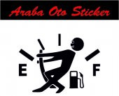 Araba Yakıt Deposu Kapağı Sticker, Oto Araba Sticker - 1