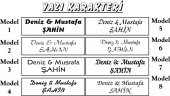 3lü Set Kapı İsimliği, Kapı Numarası, Posta Kutusu İsimliği - 5