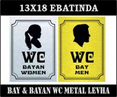 Bay-Bayan Wc Levhaları 13x18 cm - 1