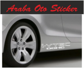 2 Adet Honda i-vtec Dohc - i-vtec Sohc Sticker - 2