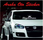 Royal Stance Oto Sticker Araba Sticker - 1