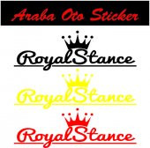 Royal Stance Oto Sticker Araba Sticker - 2