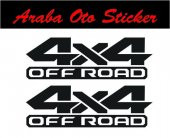 4x4 Off Road Sticker Oto Sticker (2 Adet) - 1