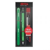 ROTRING OKUL SETI VISUCLICK+JEL 0.7 MM YESIL - 1