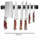 Büyük Boy Mıknatıslı Bıçak Askısı 55 cm Bıçak Tutucu Bıçak Organizer Bıçaklık - 2