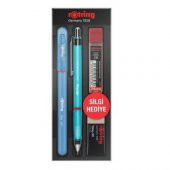 ROTRING OKUL SETI VISUCLICK+JEL 0.5 MM MAVI - 1