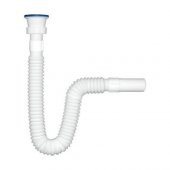 Monavit Körüklü Lavabo Sifonu Beyaz 140 cm - 1