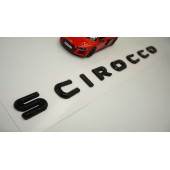 VW Volkswagen Scirocco Bagaj Siyah ABS 3M 3D Yazı Logo Amblem - 3
