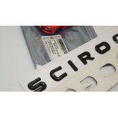VW Volkswagen Scirocco Bagaj Siyah ABS 3M 3D Yazı Logo Amblem - 5