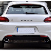 VW Volkswagen Scirocco Bagaj Siyah ABS 3M 3D Yazı Logo Amblem - 6