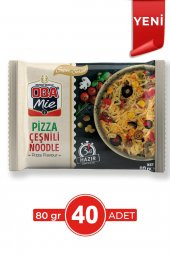 Oba Mie Pizza Çeşnili Süper Seri Noodle 40lı Paket - 1