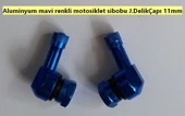 ALUMINYUM MOTOSİKLET SİBOBU JD=11.5 MAVİ RENK thumbnail 1