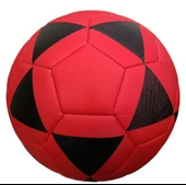 3 Astar Futbol Topu No.5 Kırmızı Siyah Desenli  Footbal-900 - 1