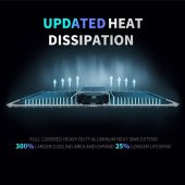 BESTVA Dimmable BP1000 Samsung LM281B+ LED Full Spektrumlu Bitki Işığı - 4