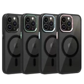 İphone 13 Pro Max Magsafe Leon Çerçeveli Cep Telefonu Kılıfı thumbnail 1