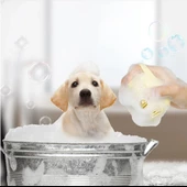 Şampuan Hazneli Silikonlu Evcil Hayvan Yıkama Fırçası - 3