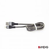 İmeng 3.1A UsbA to Lightning Örgülü Data ve Hızlı Şarj Kablosu ML108 Gri - 3
