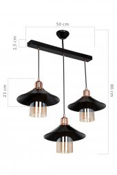 AVİZE 3LÜ MANTAR MODEL - 3