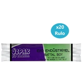 Özpak Eko End Battal Boy Çöp Poşeti 75x95cm 20 Rulo 200 Ad 6Kg Siyah - 1