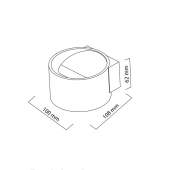 Horoz sisam led duvar aplik 8w 4200k siyah kasa - 2