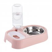 Mikopet Otomatik Su Sebilli Mama Kabı-Pembe - 1