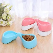 Mikopet Kemik Şeklinde Mama Su Kabı-Pembe - 2