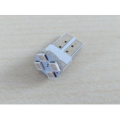 T10 DİPSİZ LED AMPUL (4 ÇİPLİ) MAVİ 12V (2ADET FİYATI) T10 GÖSTERGE, PARK, SİNYAL, PLAKA AMPULU - 2