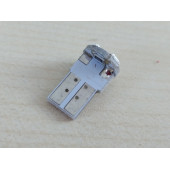 T10 DİPSİZ LED AMPUL (4 ÇİPLİ) MAVİ 12V (2ADET FİYATI) T10 GÖSTERGE, PARK, SİNYAL, PLAKA AMPULU - 3