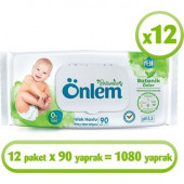ÖNLEM BOTANİKA ISLAK HAVLU 90 ADET * 12 PK 1080 ADET - 1
