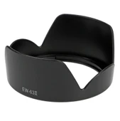 Ayex EW-63II Parasoley, Canon EF 28mm f/1.8 ve EF 28-105mm f/3.5-4.5 II USM ile Uyumlu Lens Hood thumbnail 1